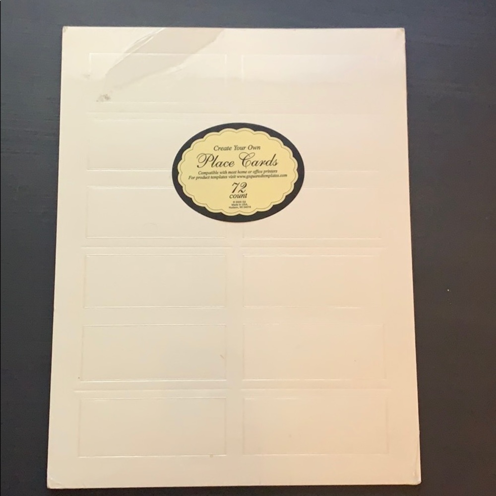 Create Your Own Place Cards - Picture 2 of 3